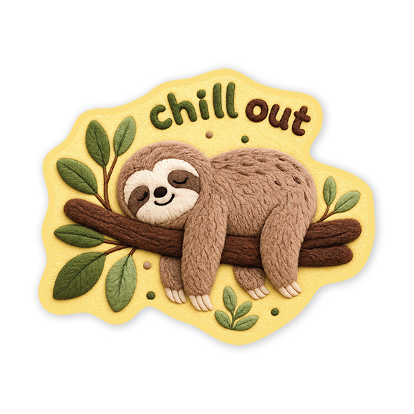 Fuzzy Chill Out Sloth